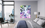 NYC Cityscape Original Painting 60x48 inch "Look Up"