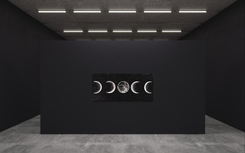 DARK MOON PHASES - ART PRINT