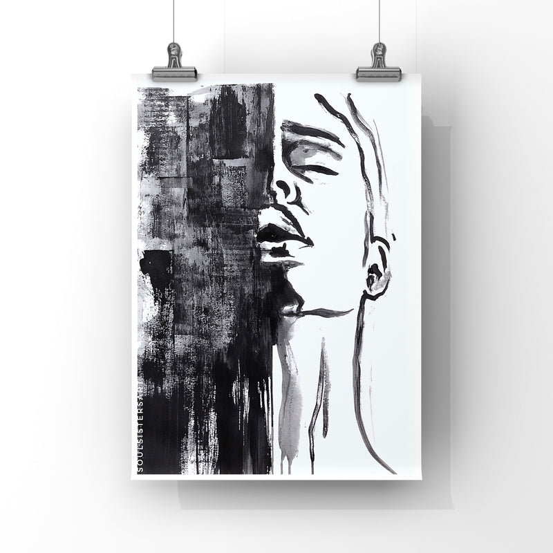 ABSTRACT FACE - PRINT