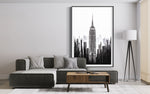 Empire State Building Cityscape Original Painting 48x 72 in
