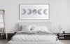 Moon Phase Original Painting  24x48 in