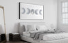 Moon Phase Original Painting  24x48 in