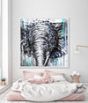 Elephant Spirit Animal Painting  48x48 in